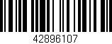 Código de barras (EAN, GTIN, SKU, ISBN): '42896107'
