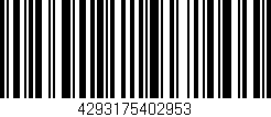 Código de barras (EAN, GTIN, SKU, ISBN): '4293175402953'