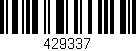 Código de barras (EAN, GTIN, SKU, ISBN): '429337'