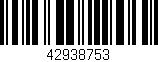 Código de barras (EAN, GTIN, SKU, ISBN): '42938753'