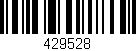 Código de barras (EAN, GTIN, SKU, ISBN): '429528'