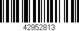 Código de barras (EAN, GTIN, SKU, ISBN): '42952813'