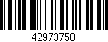 Código de barras (EAN, GTIN, SKU, ISBN): '42973758'