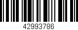 Código de barras (EAN, GTIN, SKU, ISBN): '42993786'