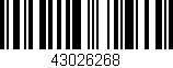 Código de barras (EAN, GTIN, SKU, ISBN): '43026268'