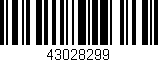 Código de barras (EAN, GTIN, SKU, ISBN): '43028299'
