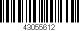 Código de barras (EAN, GTIN, SKU, ISBN): '43055612'