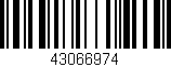 Código de barras (EAN, GTIN, SKU, ISBN): '43066974'