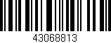 Código de barras (EAN, GTIN, SKU, ISBN): '43068813'