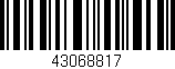 Código de barras (EAN, GTIN, SKU, ISBN): '43068817'