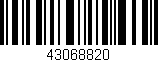 Código de barras (EAN, GTIN, SKU, ISBN): '43068820'