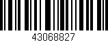 Código de barras (EAN, GTIN, SKU, ISBN): '43068827'