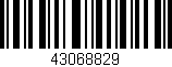 Código de barras (EAN, GTIN, SKU, ISBN): '43068829'