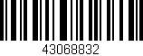 Código de barras (EAN, GTIN, SKU, ISBN): '43068832'