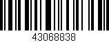 Código de barras (EAN, GTIN, SKU, ISBN): '43068838'