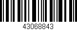 Código de barras (EAN, GTIN, SKU, ISBN): '43068843'
