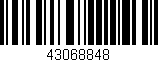 Código de barras (EAN, GTIN, SKU, ISBN): '43068848'