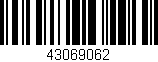 Código de barras (EAN, GTIN, SKU, ISBN): '43069062'