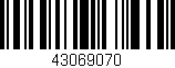 Código de barras (EAN, GTIN, SKU, ISBN): '43069070'