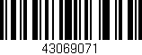Código de barras (EAN, GTIN, SKU, ISBN): '43069071'