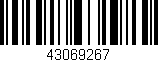 Código de barras (EAN, GTIN, SKU, ISBN): '43069267'