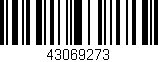 Código de barras (EAN, GTIN, SKU, ISBN): '43069273'
