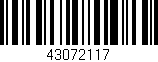 Código de barras (EAN, GTIN, SKU, ISBN): '43072117'