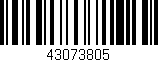 Código de barras (EAN, GTIN, SKU, ISBN): '43073805'