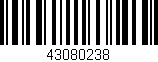 Código de barras (EAN, GTIN, SKU, ISBN): '43080238'