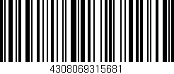 Código de barras (EAN, GTIN, SKU, ISBN): '4308069315681'