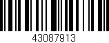 Código de barras (EAN, GTIN, SKU, ISBN): '43087913'