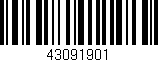 Código de barras (EAN, GTIN, SKU, ISBN): '43091901'