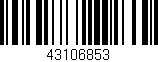 Código de barras (EAN, GTIN, SKU, ISBN): '43106853'