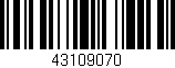 Código de barras (EAN, GTIN, SKU, ISBN): '43109070'