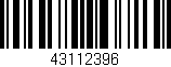 Código de barras (EAN, GTIN, SKU, ISBN): '43112396'