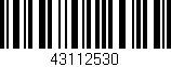 Código de barras (EAN, GTIN, SKU, ISBN): '43112530'