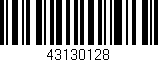 Código de barras (EAN, GTIN, SKU, ISBN): '43130128'