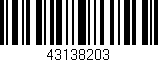 Código de barras (EAN, GTIN, SKU, ISBN): '43138203'