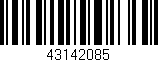 Código de barras (EAN, GTIN, SKU, ISBN): '43142085'