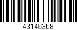 Código de barras (EAN, GTIN, SKU, ISBN): '43146368'