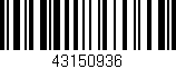 Código de barras (EAN, GTIN, SKU, ISBN): '43150936'