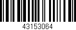 Código de barras (EAN, GTIN, SKU, ISBN): '43153064'