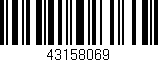 Código de barras (EAN, GTIN, SKU, ISBN): '43158069'