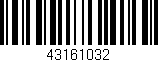 Código de barras (EAN, GTIN, SKU, ISBN): '43161032'