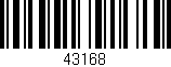Código de barras (EAN, GTIN, SKU, ISBN): '43168'
