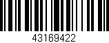 Código de barras (EAN, GTIN, SKU, ISBN): '43169422'