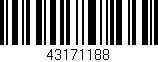 Código de barras (EAN, GTIN, SKU, ISBN): '43171188'