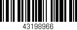Código de barras (EAN, GTIN, SKU, ISBN): '43198966'