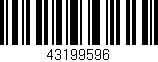 Código de barras (EAN, GTIN, SKU, ISBN): '43199596'