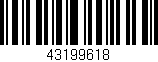 Código de barras (EAN, GTIN, SKU, ISBN): '43199618'